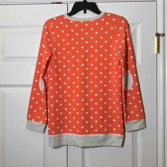 435 by Matilda Jane Size 14 orange polkadot light weight jacket - Picture 2 of 9